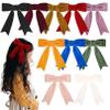 10Pcs 5" Velvet Hair Bows Girls Hair Clips Ponytail Holder Accessories for Women Girls Toddlers view 1
