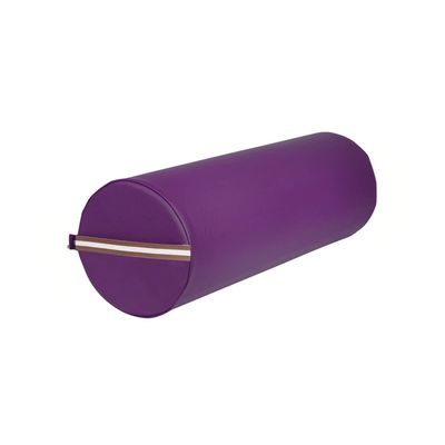 Master Massage 9 inch Extra Large Full Round Massage Bolster,Full Round Massage Bolster Pillow Cushion,100% PU Upholstery Massage Bolster (Purple)