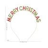 Soochat Merry Christmas Rhinestone Headbands, Xmas Crystal Hair Hoops Christmas Party Headdress Hair Accessory for Women Girls view 2