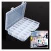 HANRUO 24 Compartment Storage Box Practical Adjustable Plastic Case for Bead Rings Jewelry Display Organizer (Color : Style C) view 2