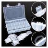 HANRUO 24 Compartment Storage Box Practical Adjustable Plastic Case for Bead Rings Jewelry Display Organizer (Color : Crystal) view 3