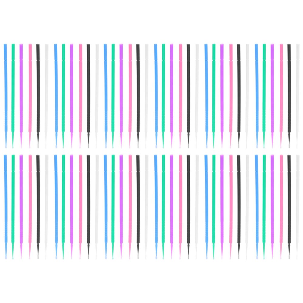 Beaupretty 600pcs Eyelash Cleaning Swabs Makeup Brush Tool for Eyebrow Eye Cosmetics for Removing Makeup for