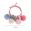 Magik 5~10Pcs Hair Tie Elastic Band Scrunchies Crystal Pompom Pearl Ponytail Holder (5 Pack, Pom-pom) view 3
