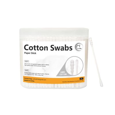 1000pcs Tiny Cotton Buds, with Round & Spiral, Suitable for Baby Ear Nose Clean,Cosmetics,Personal Hygiene