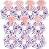 10 PACK Scrunchies - Bridesmaid Proposal Gifts, Elastics Hair Ties for Bachelorette Party Favors (To Have and To Hold Your Hair Back) Purple view 1