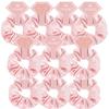 10 PACK Bridesmaid Scrunchies - Proposal Gifts, Hair Ties, Bachelorette Party Favors (To Have and To Hold Your Hair Back) in Pink view 1