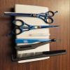 Blue and Black Hair Cutting Japanese Stainless Steel Detachable Finger Inserts Great for Men, Women view 1