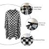 Barber Cape for Men Haircut Cape with Snap Closures Professional Salon Cutting Cape Large Waterproof Hairdressing Cape Gown Apron for Hairstylist- 63 56(CHECKED PATTERN) view 3