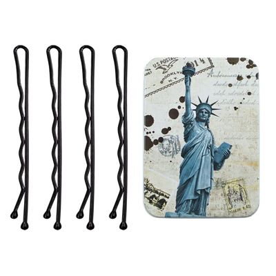 Black Long Bobby Pins for Thick Hair, 2.75 '' Jumbo Bobby Hair Pins with Case, Extra Large Bobby Pins for Buns, Premium Tipped Hair Style Pins for Women Girls (Black, 100 Count)