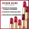 L'Oreal Paris Colour Riche Red Lipstick, Long Lasting, Satin Finish Smudge Proof Lipstick with Hydrating Argan Oil & Vitamin E, Reds of Worth, Respected Red, 0.13 Oz view 3