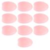 10Pcs Makeup Brush Cover Lipbrush Anti Lost Cover Silicone Cover Cosmetic Beauty Brush Protector for Lip Care Makeup Use Pink view 1