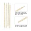 100pcs Nail Care Cuticle Pusher - Disposable Nail Cuticle Pusher Dead Skin Removal Manicure Pedicure Cuticle Cleaning Sticks Crystal Cuticle Putter Nail Stick for Fingernail(01) view 3