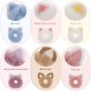 Beaupretty Corbatas Para Nios 6Pcs Girl Scrunchy Hair Tie Ponytail Holder Cat Ear Scrunchies Elastic Hair Band Kids Hair Ties Assorted Color view 2