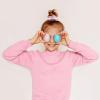 Beaupretty Corbatas Para Nios 6Pcs Girl Scrunchy Hair Tie Ponytail Holder Cat Ear Scrunchies Elastic Hair Band Kids Hair Ties Assorted Color view 4
