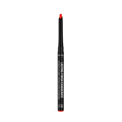Rimmel Lasting Finish Exaggerate Automatic Lip Liner - Rich, Smooth Formula for Long Lasting Lip Looks - 104 Call Me Crazy, .01oz