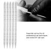 100pcs Nail Care Cuticle Pusher - Disposable Nail Cuticle Pusher Dead Skin Removal Manicure Pedicure Cuticle Cleaning Sticks Crystal Cuticle Putter Nail Stick for Fingernail(04) view 4