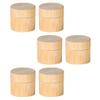 Cabilock 6pcs Cream Containers Multi-functional Portable Jars for Lotions Moisturizers and Face Masks Leak Travel Bottles for Toiletries Design view 1