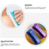 EXCEART 4pcs Nail Cleaning Brushes Multi-functional Fingernail Scrub Brushes for Home and Salon Use Comfortable Grip for Manicure and Pedicure view 4