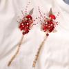 Beaupretty 1pair Delicate Bride Side Clips Hair Accessories for Weddings and Parties Elegant Headwear for Brides of Stunning Side Clips view 2