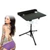 Ethedeal Mobile Tattoo Work Station,Beauty Salon Tattoo Tripod Stand,Adjustable Tattoo Desk Table,with Removable Back Tray view 3