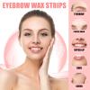 Maitys Eyebrows Small Wax Strips Kit Hair Removal Paper Facial Strips Epilating Pads for Women Men Eyebrow Body Face Arms Lip, 0.4 x 2.4 Inches, White, Wax Not Included(400 Pieces) view 3