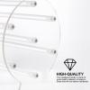 Beaupretty 1pc Storage Display Stand Display Desktop Shelf Scrunchy Storage Rack Bangles for Girls Lip Gloss Holder Display Shelves Jewelry Holders Headband Woman Acrylic Wrinkle view 4