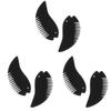 6 Pcs Styling Combs Practical Scraping Boards Unique Scraping Boards (Black) view 1