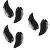 6 Pcs Styling Combs Practical Scraping Boards Unique Scraping Boards (Black) view 2