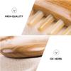3 pcs Smooth Massage Comb Beautiful Sandalwood Comb Portable Wide Tooth Comb view 3
