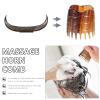 3pcs Creative Shampoo Brush Massage Brush Hair Shampoo Brush Head Massage Comb view 3
