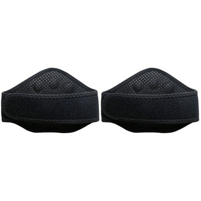 2pcs Neck Pain Relief Magnetic Therapy Neck Wrap Brace Support Warmer Collar