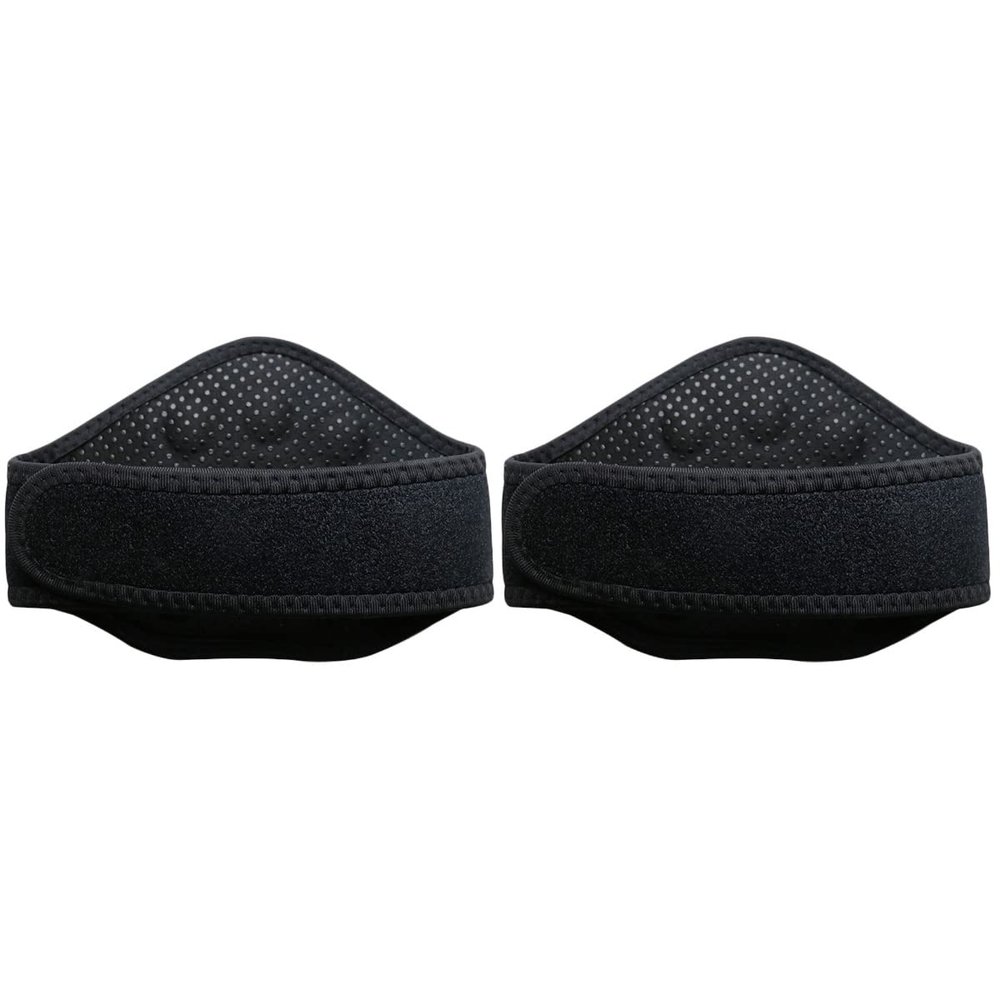2pcs Neck Pain Relief Magnetic Therapy Neck Wrap Brace Support Warmer Collar