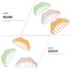 6 Pcs Resin Massage Combs Smooth Head Massage Combs Beauty Scraping Plate view 2