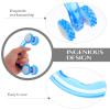 2 Sets 2Pcs Silicone Shampoo Brushes Double- side Baby Massage Bath Brushes view 2