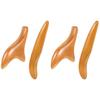 4 Pcs Massaging Gua Sha Scraping Board Practical Face Massage Stick Tools view 1