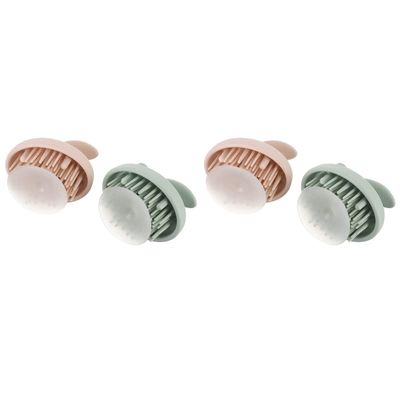 4 Pcs Scalp Brushes Hair Shampoo Brush Head Scrubber Comfortable Massage Brush