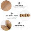 6 pcs Wooden Handheld Massage Stick Muscle Roller Massager Abdominal Massagers view 2