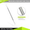 Ingrown toenail tool, Toenail File And Lifters, Cynamed Professional Surgical Safe Nail Treatment Pedicure Tool Kit Under Nail Cleaner Tools Pain Relief (Standard) view 3