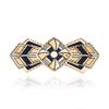 Artisan Handmade Art Deco Bowtie Barrette French Barrettes For Women Hairclips Copper Hair Accessories for Women HR-04 view 1