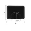 Anti-Fatigue Salon Mat for Barber Chair Base, Beauty Salon Thick Chair Mat Non-Slip Floor Comfort Stand Mat for Salon Barber Shop,Black (Square, 3'*4'*1/2") view 2