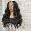 28Inch U Part Wig Body Wave Human Hair Wigs For Women Virgin Brazilian Hair Wig Can be permed and Dyed 1x3 U Opening Size (16inch, 180% Density) view 3