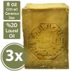 Aleppo Soap - 3 Pack - 8 oz each -%20 Laurel Oil,%80 Virgin Olive Oil, Natural & Handmade from Origin view 2