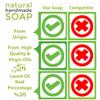 Aleppo Soap - 3 Pack - 8 oz each -%20 Laurel Oil,%80 Virgin Olive Oil, Natural & Handmade from Origin view 4