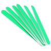 6 Pc Pro Double Sided Emery Boards Manicure Nail File 180 Grit Salon Tool Green view 1