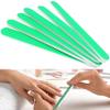 6 Pc Pro Double Sided Emery Boards Manicure Nail File 180 Grit Salon Tool Green view 2