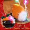 BARTOSI LED Light Christmas Hair Clips Reindeer Antlers Xmas Hairpins Hair Accessories for Women and Girls view 4