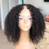 Short Afro Kinky Curly U Part Wig 220% Density Human Hair Brazilian Remy Hair 1 * 3'' U Part Wigs Kinky Curly For Woman (12inch, 150% Density) view 1