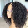 Short Afro Kinky Curly U Part Wig 220% Density Human Hair Brazilian Remy Hair 1 * 3'' U Part Wigs Kinky Curly For Woman (12inch, 150% Density) view 4