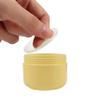 30 Pcs 20ml Empty Travel Yellow PP Plastic Cosmetic Cream Jar Pots with Inner and Screw Lid Face Cream Lip Balm Lotion Storage Container view 3