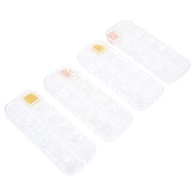 Beaupretty Resin Flower Nail Art Charms for Manicure Accessories for Creative Nail Designs Includes Assorted Floral Decorations